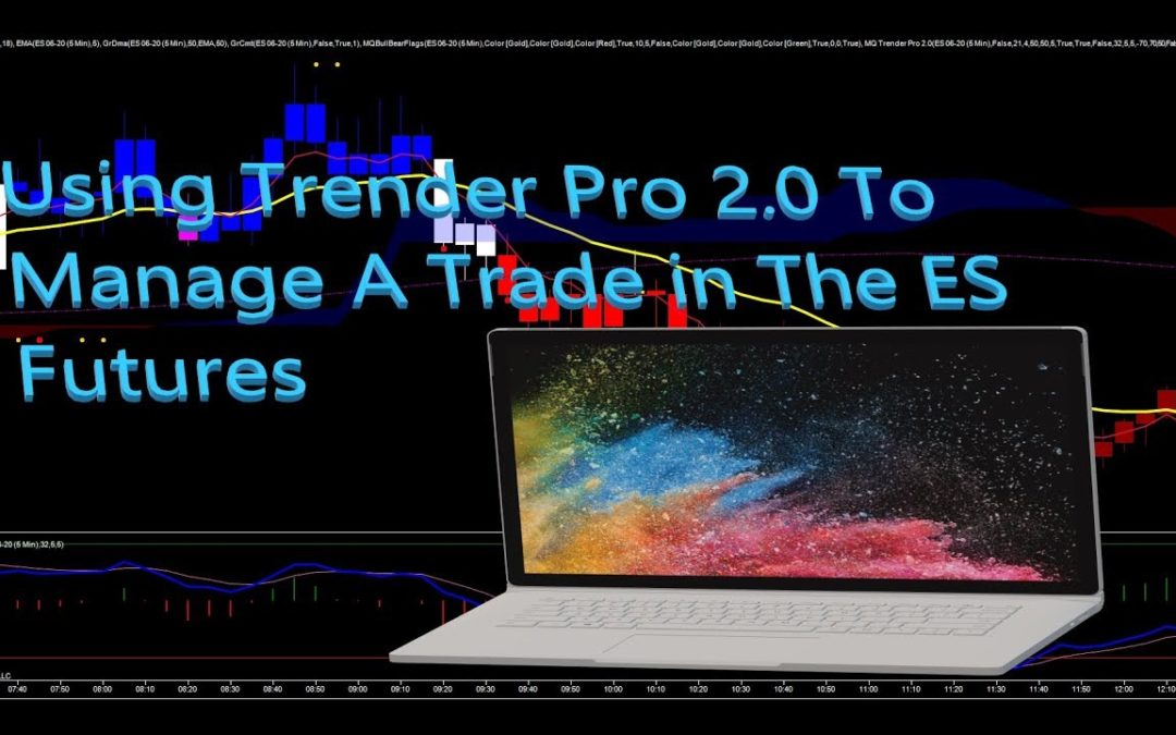 Using Trender Pro 2.0 To Manage A Trade In The ES Futures