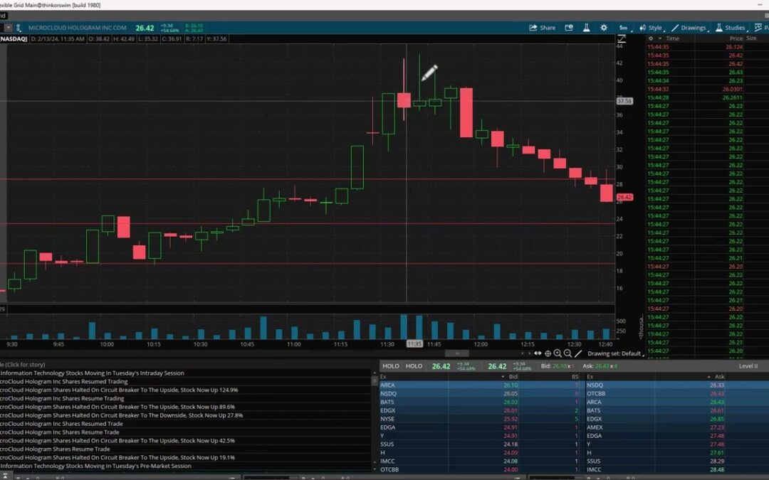 The Only Trade I Took Today, HOLO, Did You Catch It?